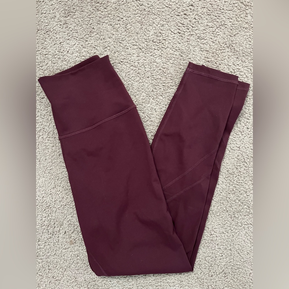 Maroon leggings